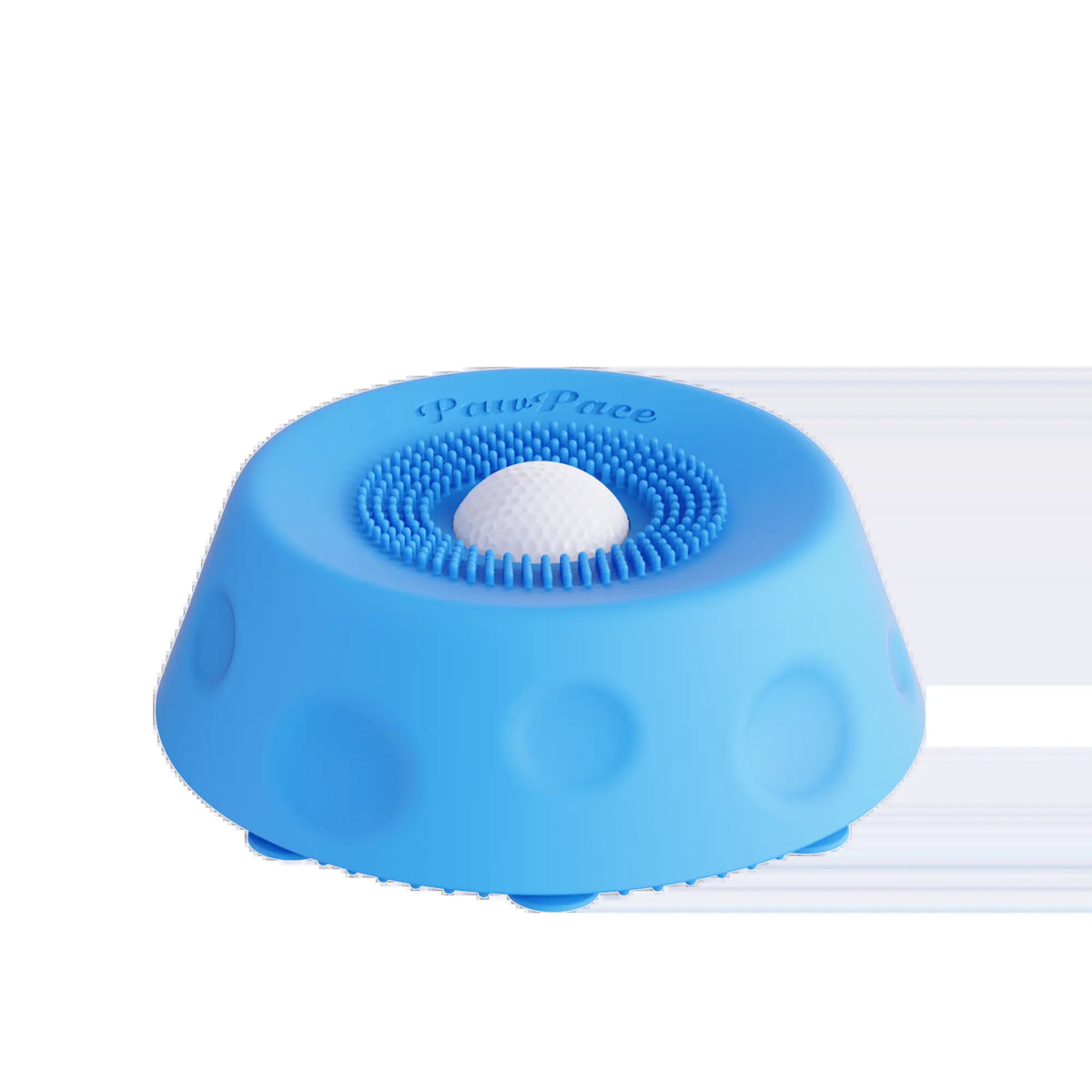 Pawpace Multi-Purpose Dog Bowl - No-Mess Liquid Slow Feeder with Easy-Clean Lick Mat and Suction Cups, Dishwasher Safe, Blue