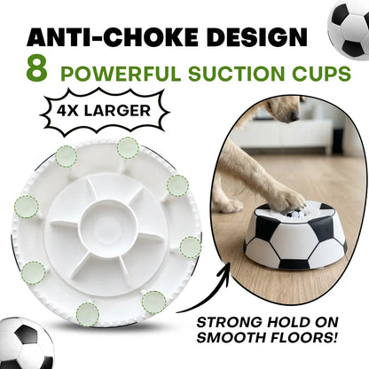 Pawpace Multi-Purpose Dog Bowl - No-Mess Liquid Slow Feeder with Easy-Clean Lick Mat and Suction Cups, Dishwasher Safe, Blue